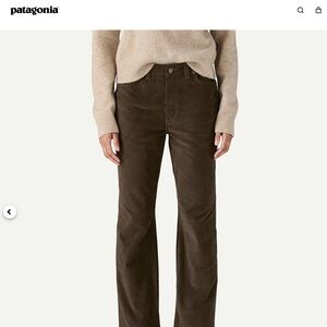 NEW ! Patagonia Women's Dark Brown Flare Jeans